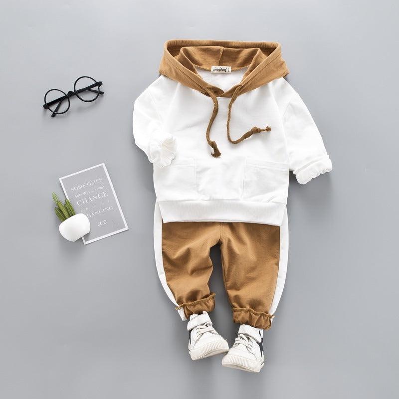 Western style 1 year old baby sweater two-piece - Hipster Collections