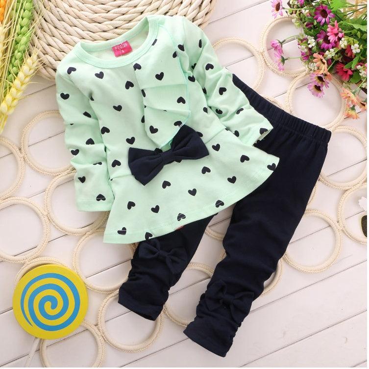 Love bow girl set - Hipster Collections