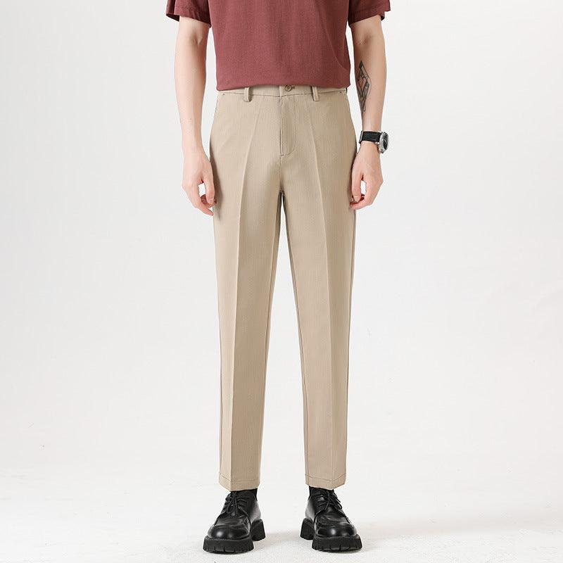 Light Luxury Men's Casual Small Trousers Stretch Pencil Pants Men's Trousers - Hipster Collections
