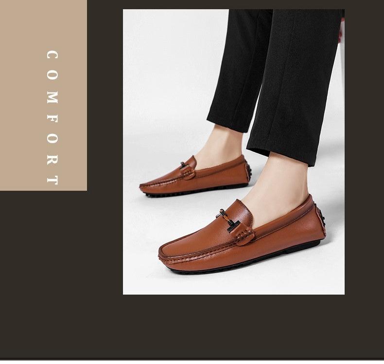 Men's Plus Size British Fashion Casual Leather Shoes - Hipster Collections