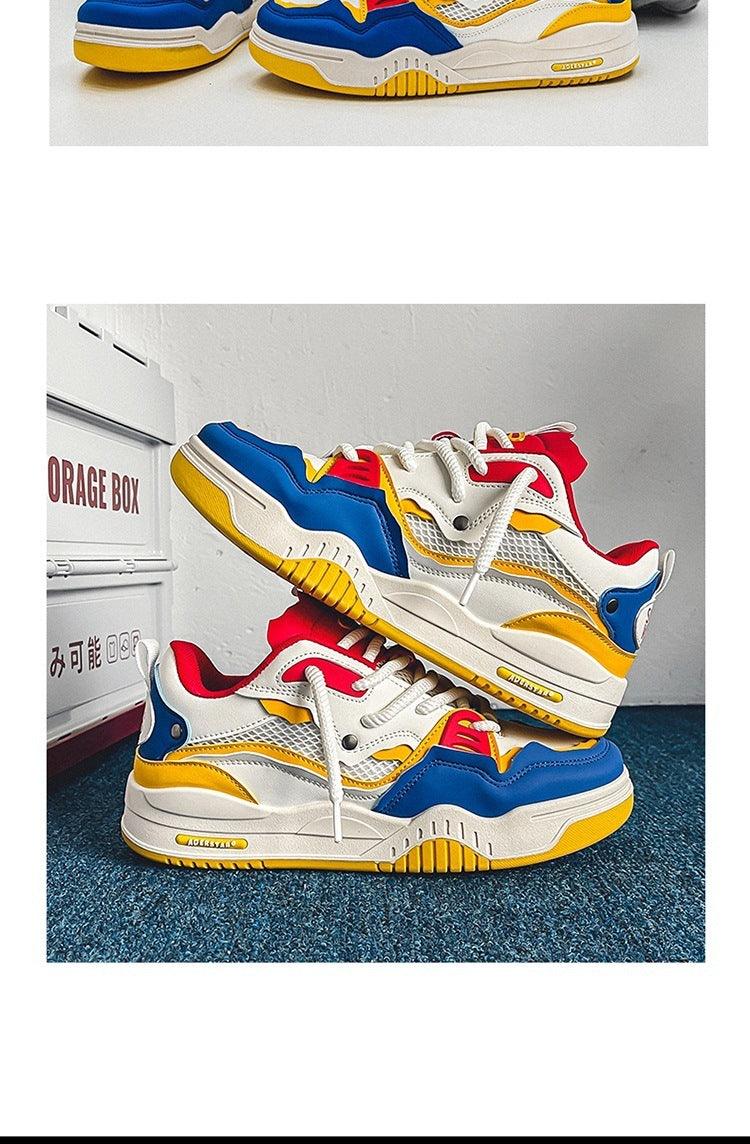 Retro Leisure Height Increasing Non-slip Design Bread Tide Men's Shoes - Hipster Collections