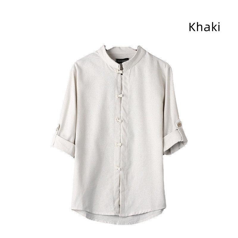 Men's Linen Vintage Plus Size Shirt - Hipster Collections