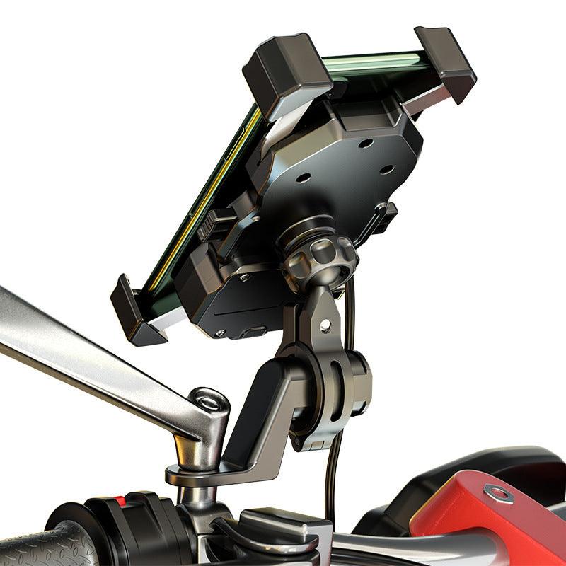 Motorcycle 15W Wireless Charging Mobile Phone Holder - Hipster Collections