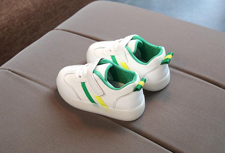 Kimmy White LED Sneakers Shoes - Hipster Collections