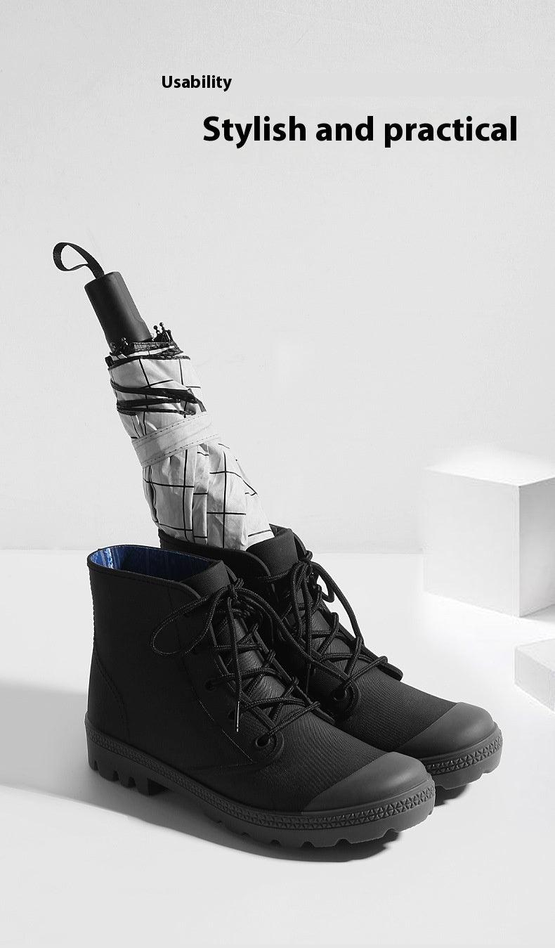 Rain Waterproof Rubber Short Boots - Hipster Collections