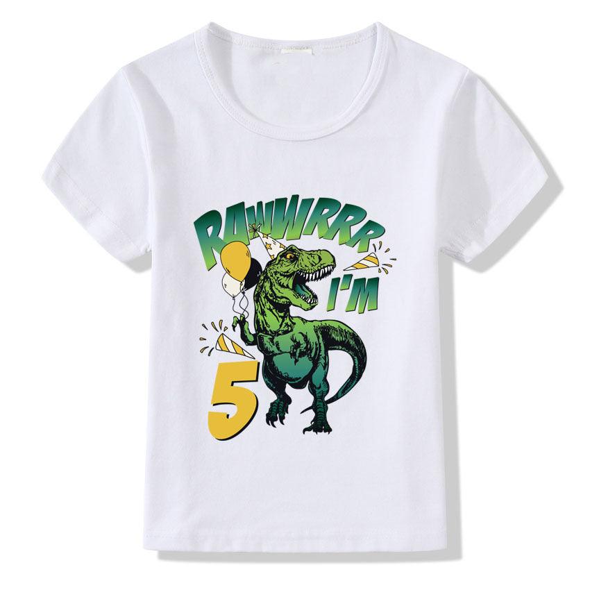 Children's T-shirt Numbers 1-9 Birthday T-shirt - Hipster Collections