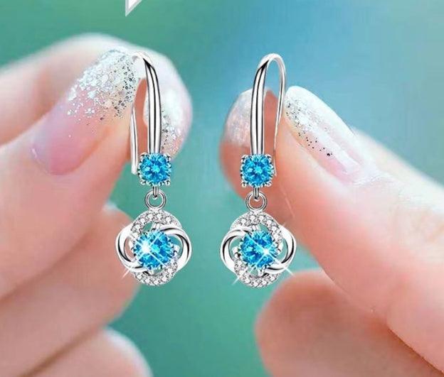 Stud Earrings Four-leaf Clover - Hipster Collections