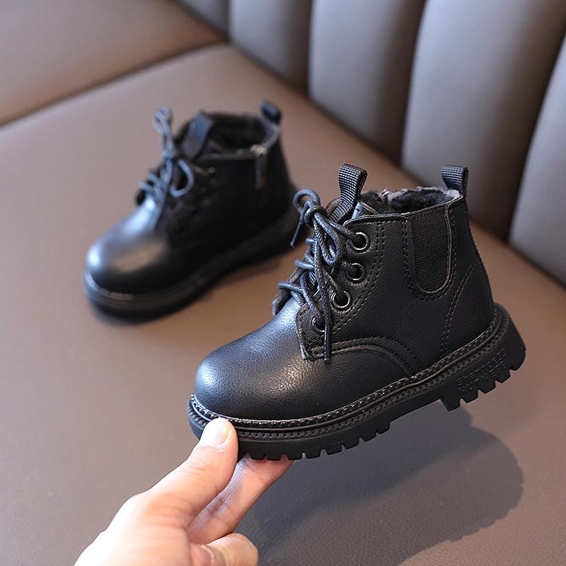 Kids Leather Boots Waterproof - Hipster Collections