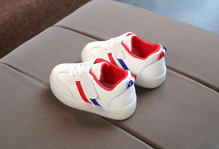 Kimmy White LED Sneakers Shoes - Hipster Collections