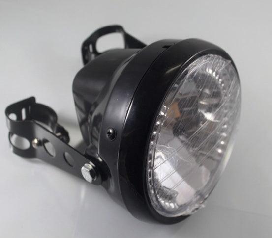 Motorcycle Headlight Turn Signal Indicator Blinker Light With Bracket Headlamp For Cafe Racer - Hipster Collections