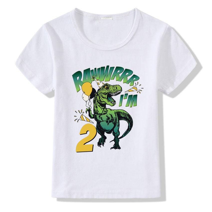 Children's T-shirt Numbers 1-9 Birthday T-shirt - Hipster Collections