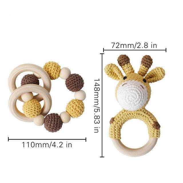 Baby Teethering Safety Wooden Toy - Hipster Collections