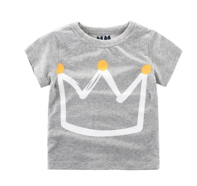 Children's Wear Summer New Korean Children's Boys Cotton T-shirt Men's Treasure In Children's Short Sleeves - Hipster Collections