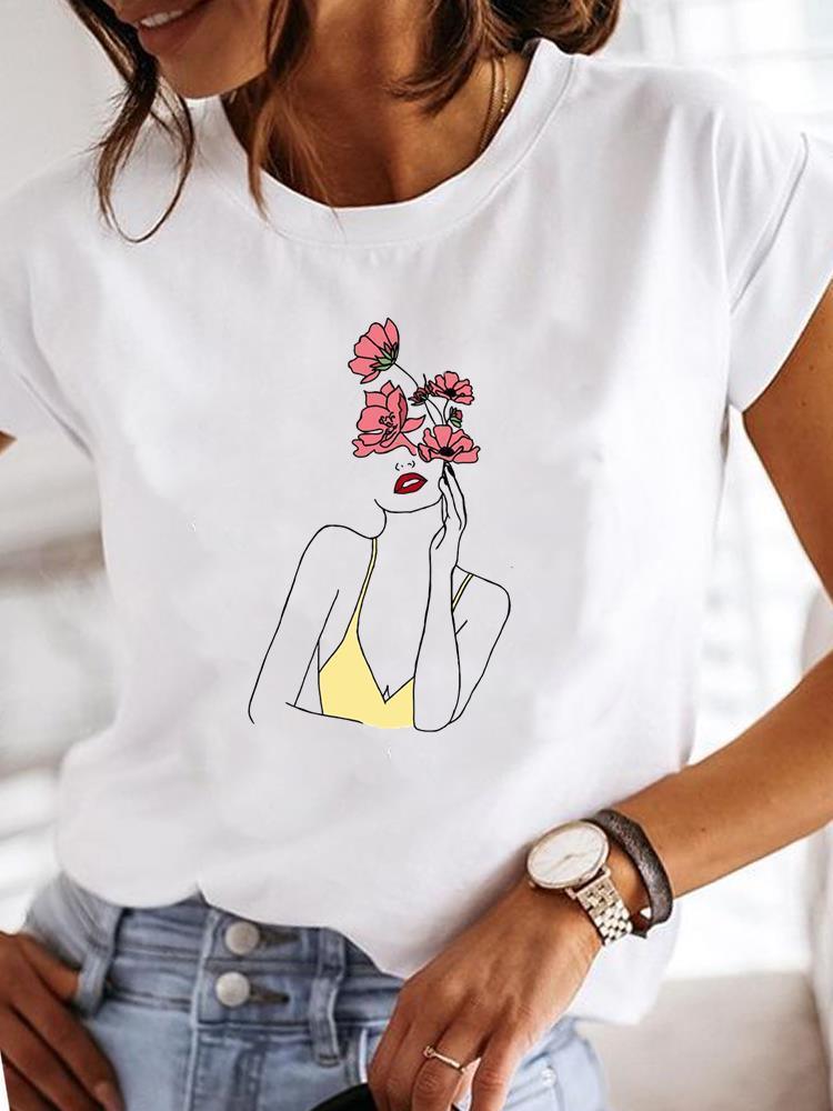 Women's Loose 3D Pattern T-shirt - Hipster Collections