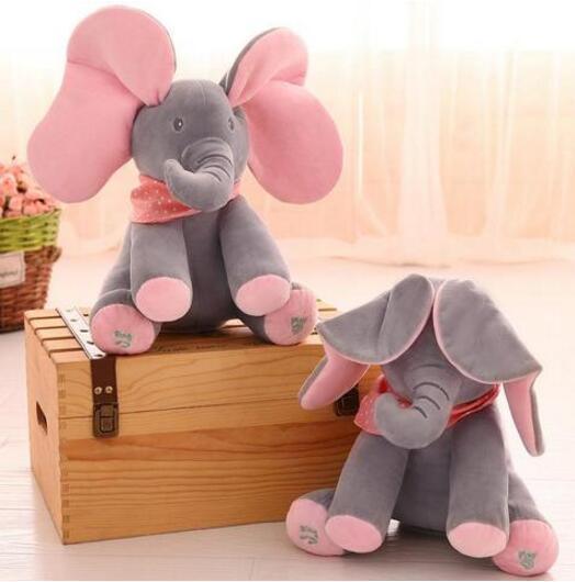 Peek-A-Boo Interactive Elephant Plush Toy - Hipster Collections