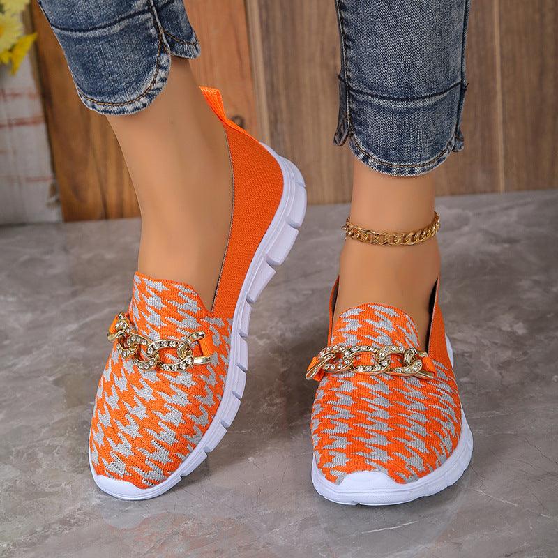 Walking Flat Shoes for Women with Breathable Loafers - Hipster Collections