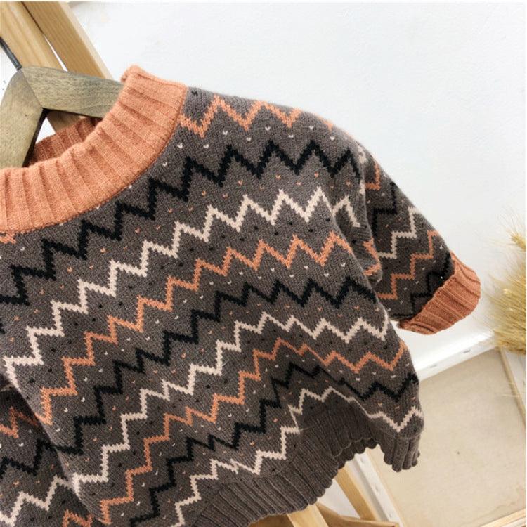 Korean Version Of Childrens Clothing Mens And Womens Baby Sweater - Hipster Collections