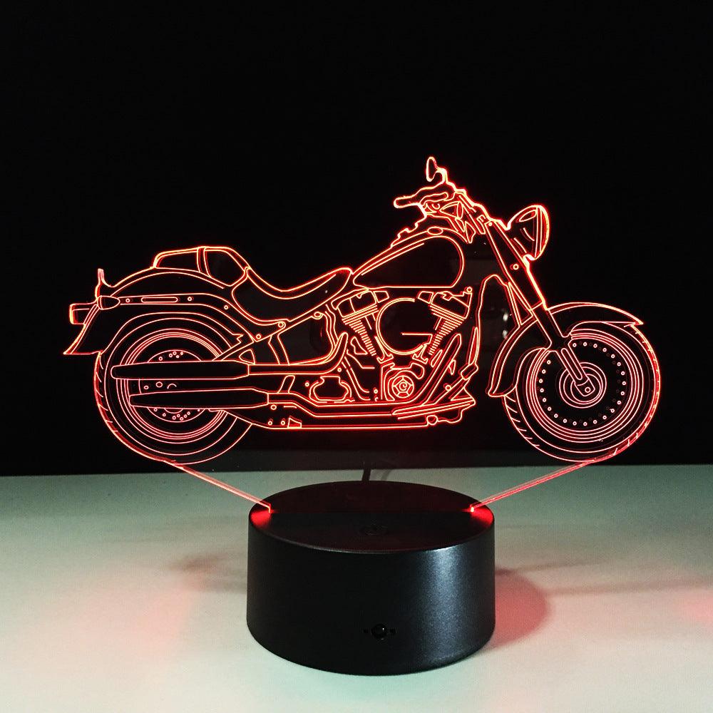 Motorcycle 3D Night Light - Hipster Collections