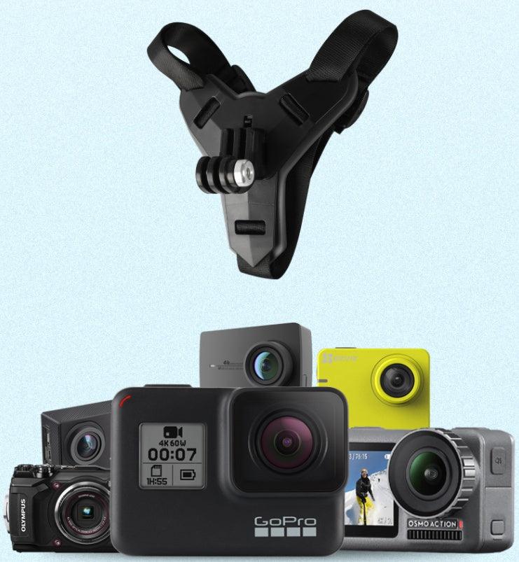 Helmet Mount for Action Camera - Hipster Collections