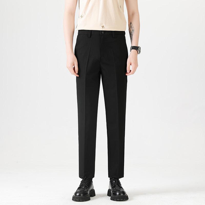 Light Luxury Men's Casual Small Trousers Stretch Pencil Pants Men's Trousers - Hipster Collections