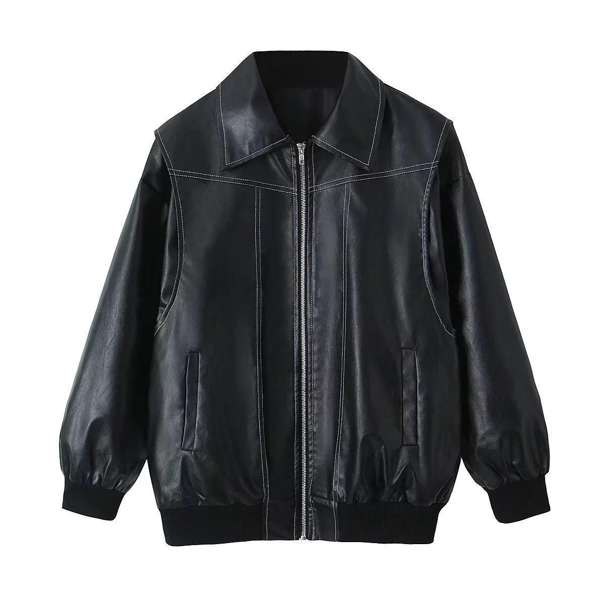 Retro Jacket Cool Stand Collar Long Sleeve Jacket - Hipster Collections