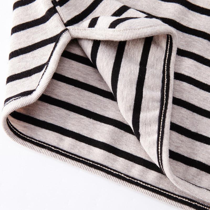 Fashion Striped Print Kids Baby Girls Clothes Cotton Long Sleeve T Shirts - Hipster Collections