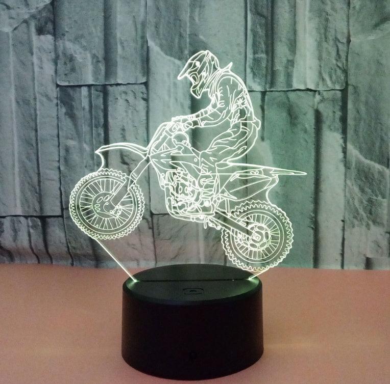 New Style Motorcycle 3D Lamp - Hipster Collections