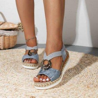Serpentine Wedges/Sandals - Hipster Collections