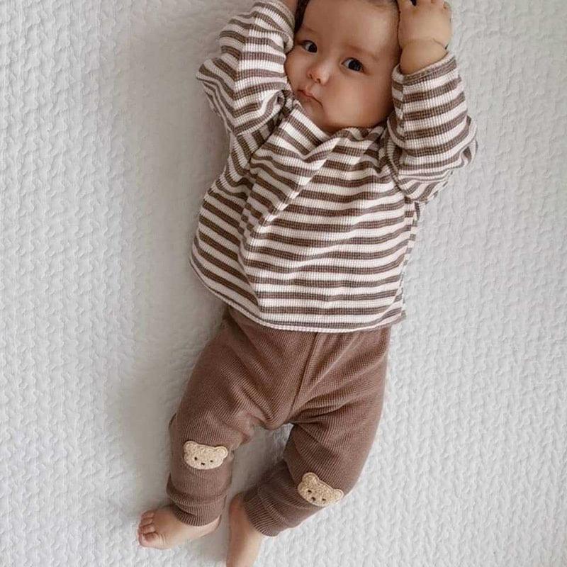 Cute And Comfortable Striped Top For Babies - Hipster Collections