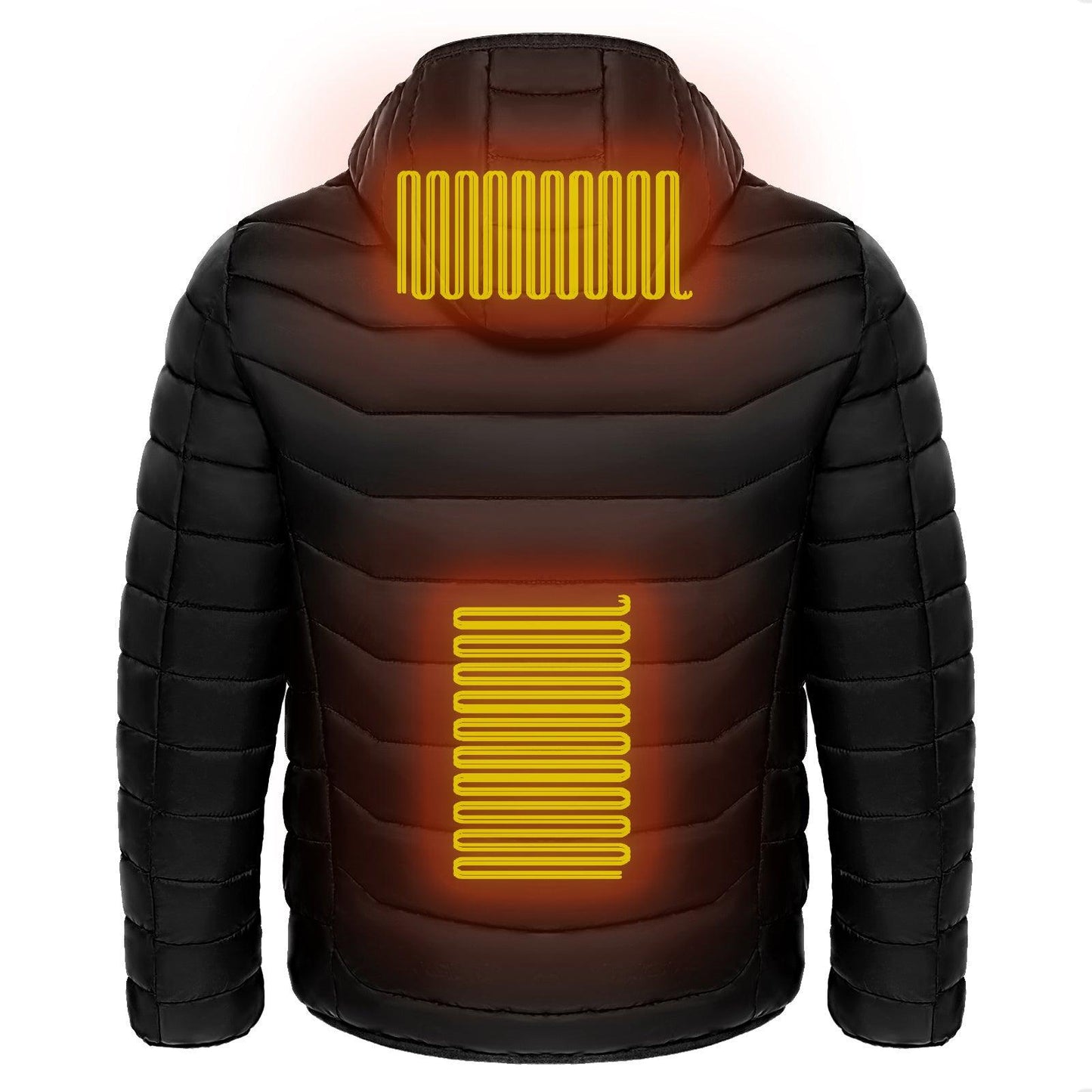 Heated Puffer Jacket - Hipster Collections