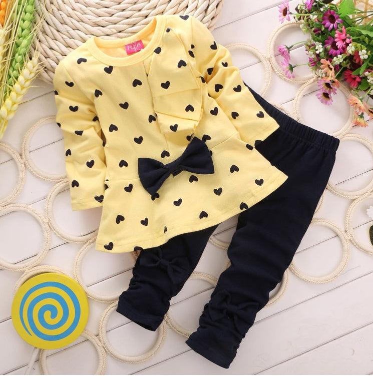 Love bow girl set - Hipster Collections