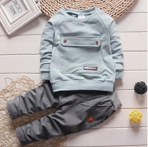 Toddler baby clothes children suit 0-3 years old suit + pants children's sportswear boys girls children's clothing brand - Hipster Collections