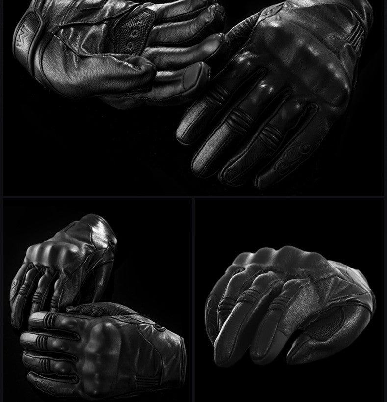 Motorcycle Leather Gloves - Hipster Collections