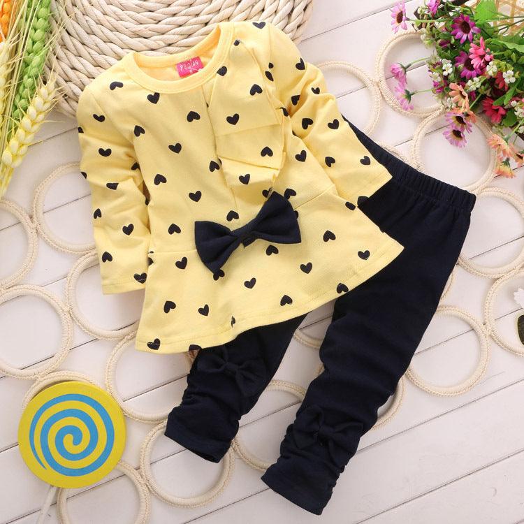 Love bow girl set - Hipster Collections