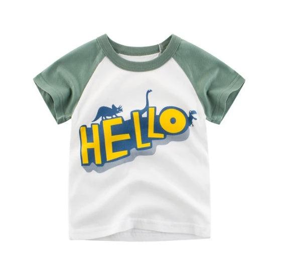Children's Wear Summer New Korean Children's Boys Cotton T-shirt Men's Treasure In Children's Short Sleeves - Hipster Collections