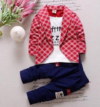 Toddler baby clothes children suit 0-3 years old suit + pants children's sportswear boys girls children's clothing brand - Hipster Collections