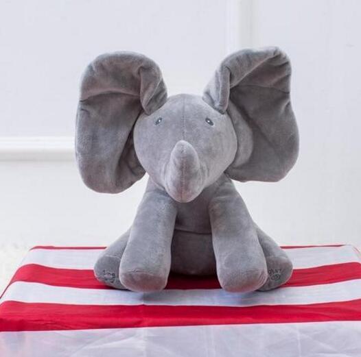 Peek-A-Boo Interactive Elephant Plush Toy - Hipster Collections