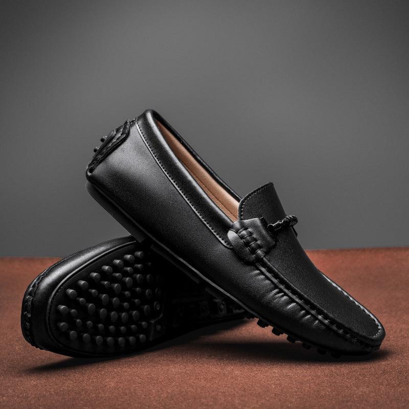 Men's Plus Size British Fashion Casual Leather Shoes - Hipster Collections