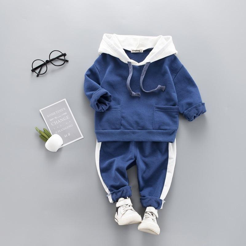 Western style 1 year old baby sweater two-piece - Hipster Collections