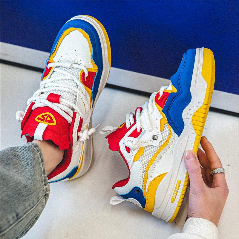 Retro Leisure Height Increasing Non-slip Design Bread Tide Men's Shoes - Hipster Collections