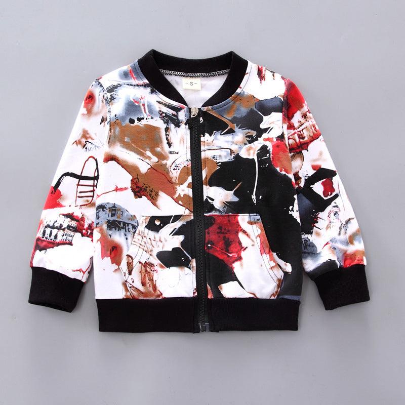 Boys Handsome Autumn And Winter Clothes Three-Piece Kid Clothes - Hipster Collections