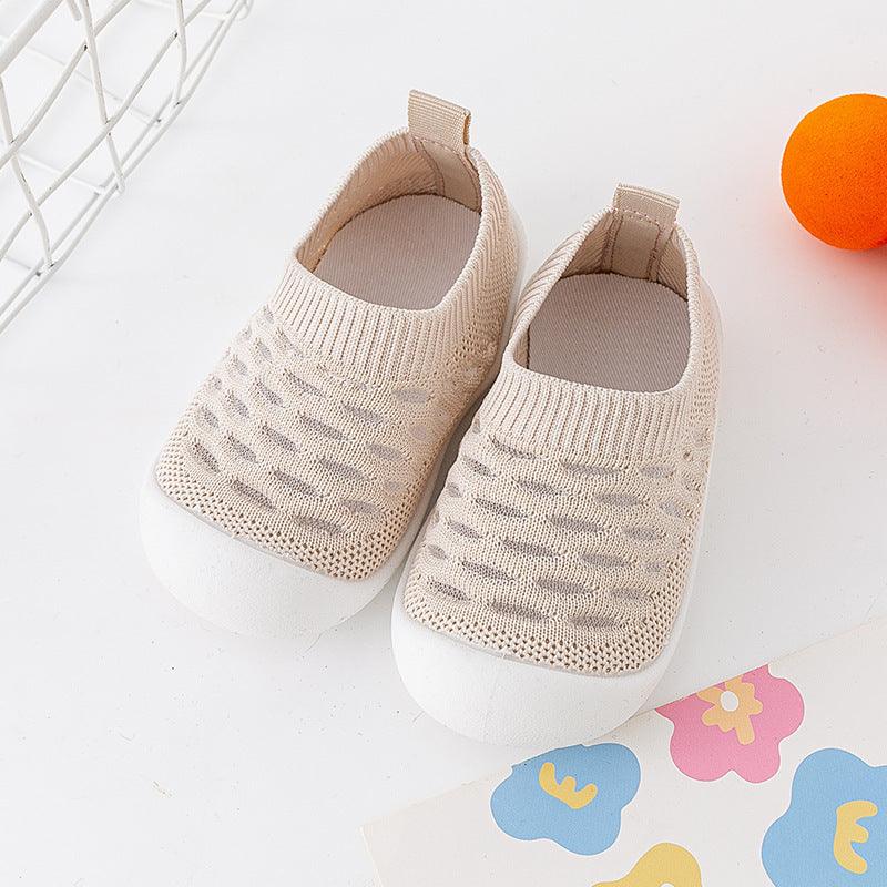 Baby Toddler Shoes Soft Sole Fly Knit Mesh Surface Breathable - Hipster Collections