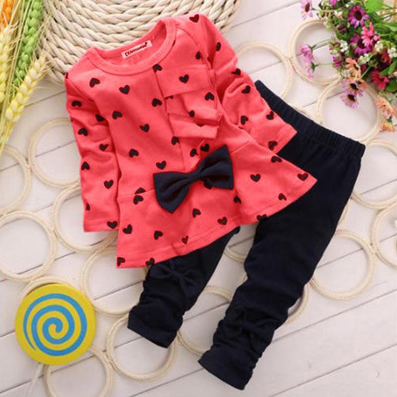 Love bow girl set - Hipster Collections