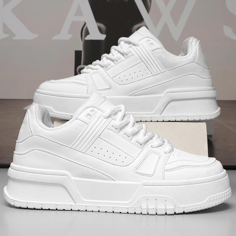 Men's Casual ShoesBoys' Small White Board Shoes With Thick Soles - Hipster Collections