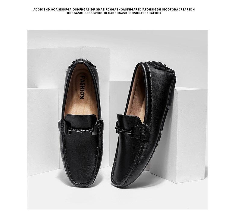 Men's Plus Size British Fashion Casual Leather Shoes - Hipster Collections