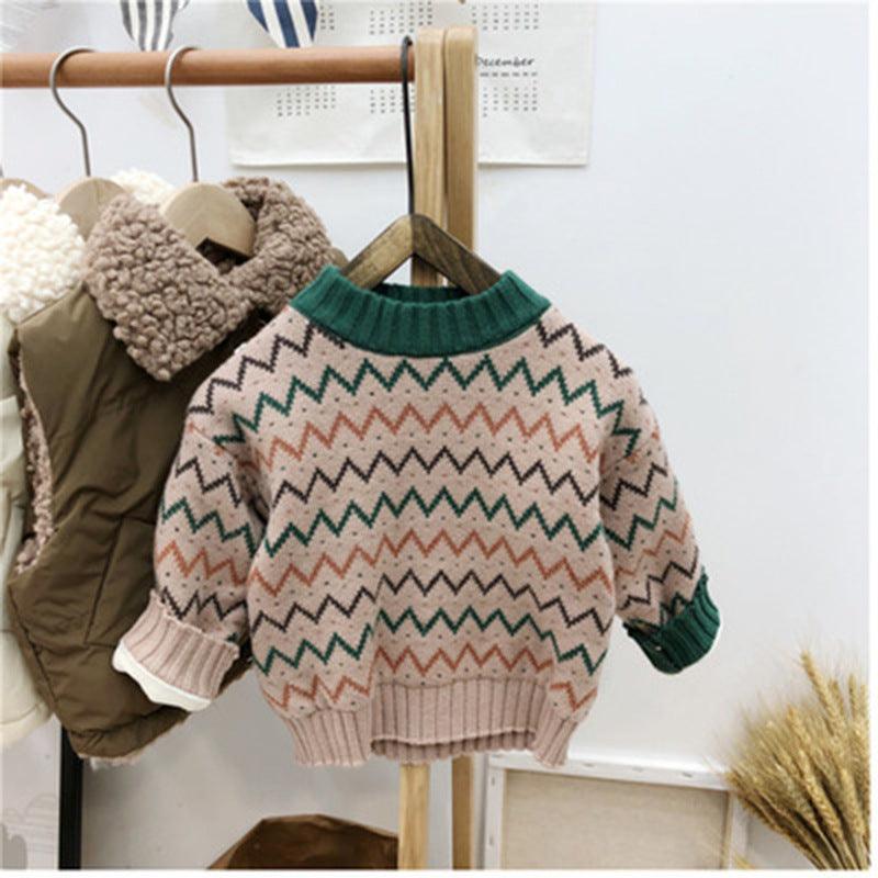 Korean Version Of Childrens Clothing Mens And Womens Baby Sweater - Hipster Collections