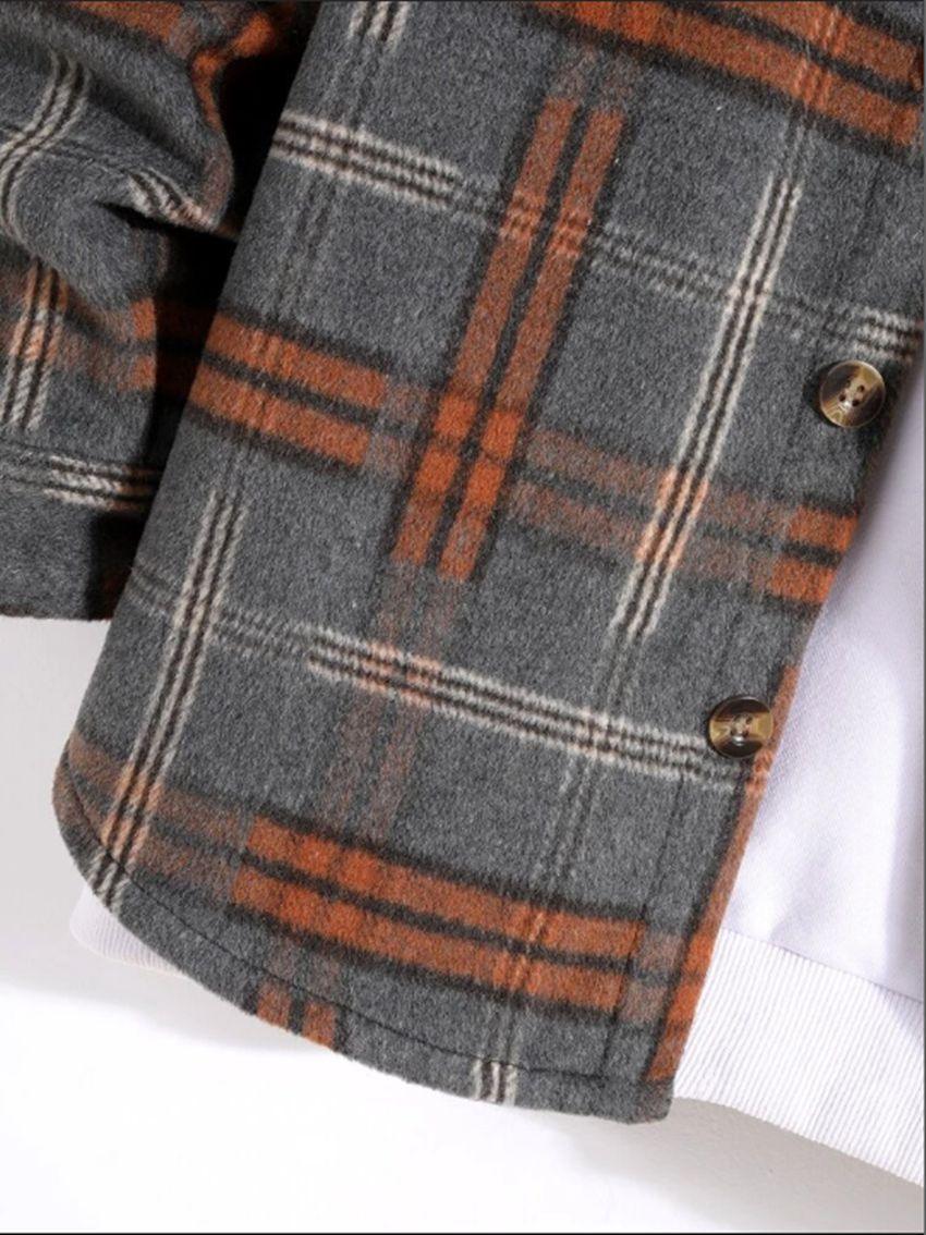 Plaid Printed Long-sleeved Shirt Autumn Trendy Cardigan Casual Shirt - Hipster Collections