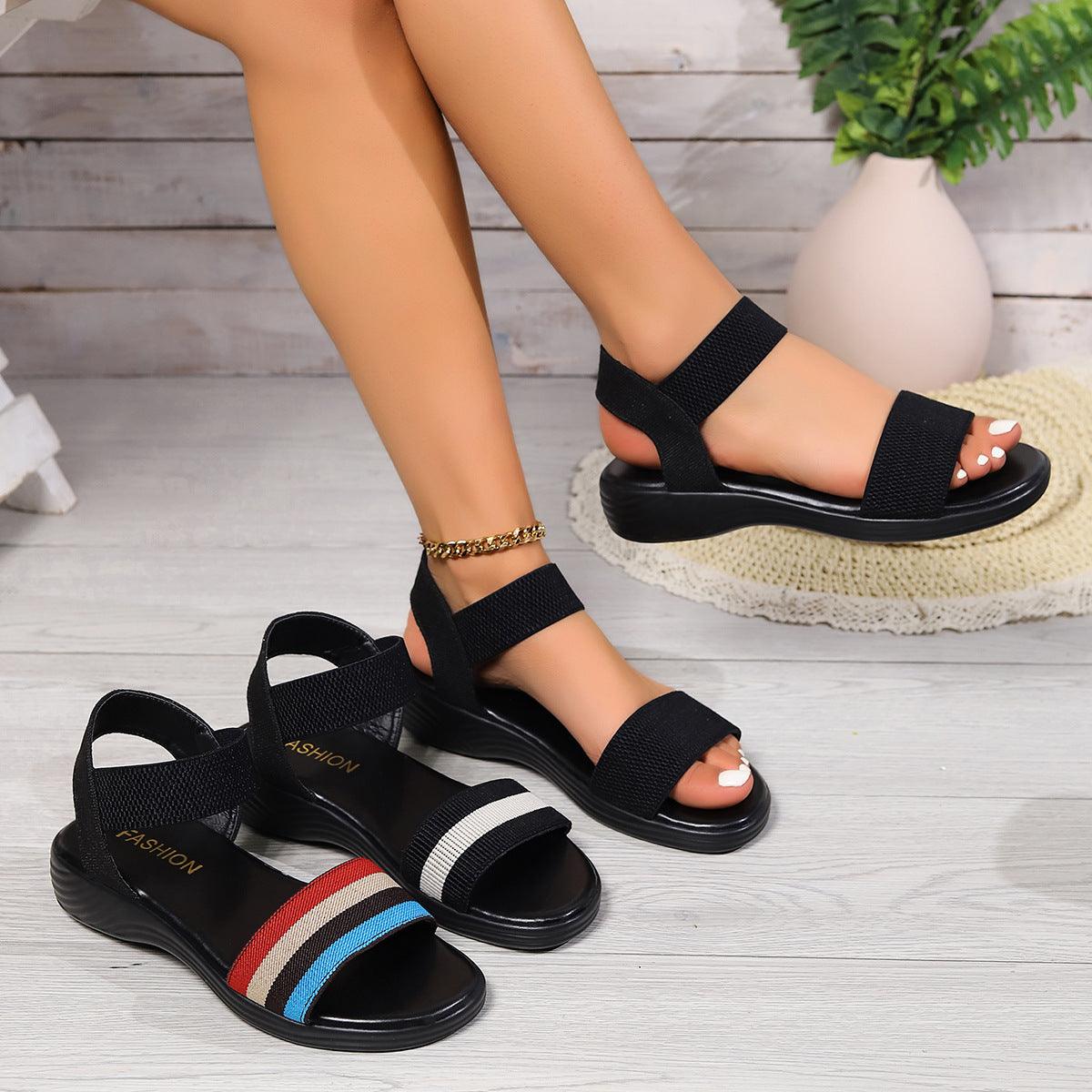 Elastic & Flat Sandals/Shoes For Women - Hipster Collections