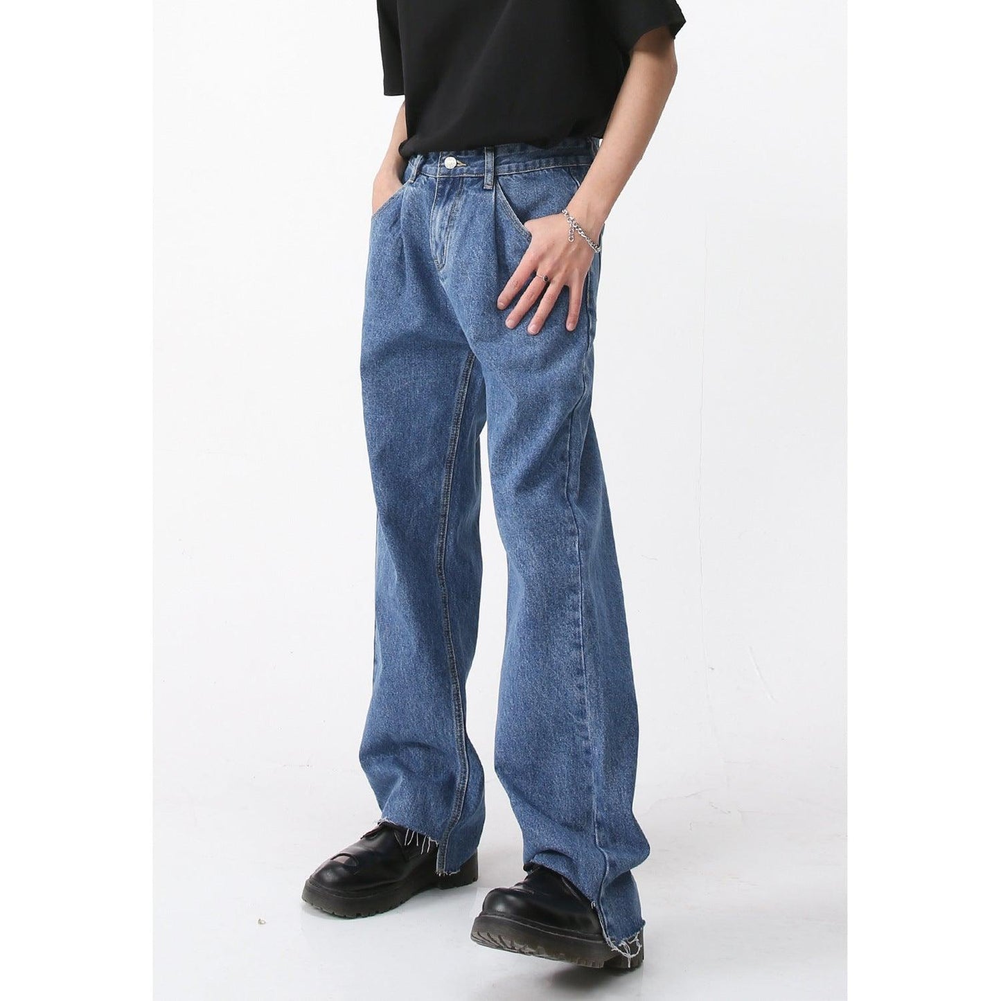 Simple Retro Casual Jeans Irregular - Hipster Collections