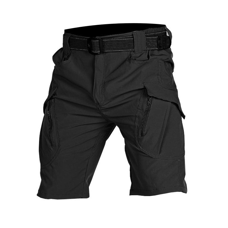 Men's Middle Pants Five-point Breathable Stretch Overalls IX9 Quick-drying Tactical Shorts - Hipster Collections